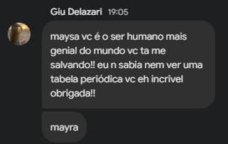 Feedback de aluno 20