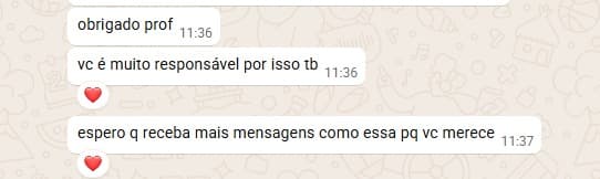 Feedback de aluno 42